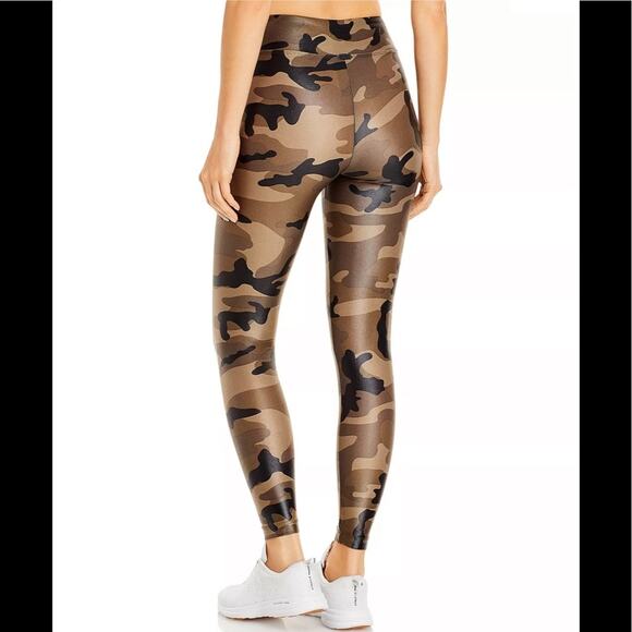 Koral Black Tan & Olive Camouflage Lustrous High Rise Leggings Size Medium NWT - Picture 7 of 16